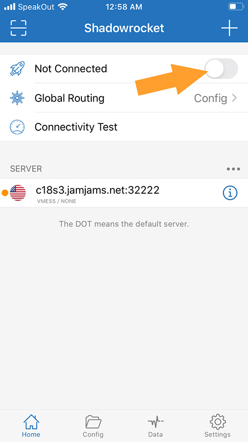 Connection configuration