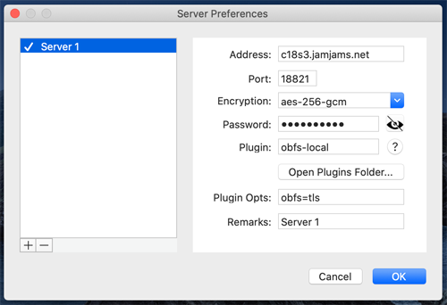 Configure the plugin